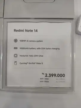 Xiaomi note 14 4G 8/128