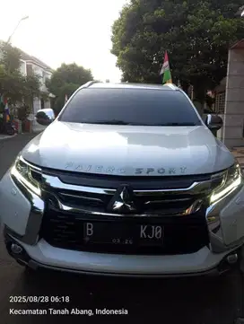 FS : Pajero Sport Rockford Putih 2020. Low KM
