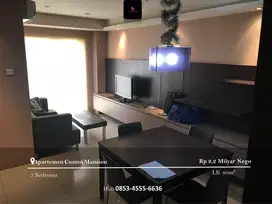 Dijual Apartement Cosmo Mansion Middle Floor 3BR Full Furnished
