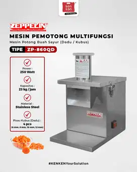 MESIN PEMOTONG SAYUR BENTUK DADU ZEPPELIN - 860QD