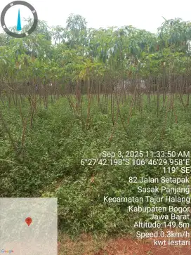 Dijual Tanah di kompleks Prasaja Tajur Halang