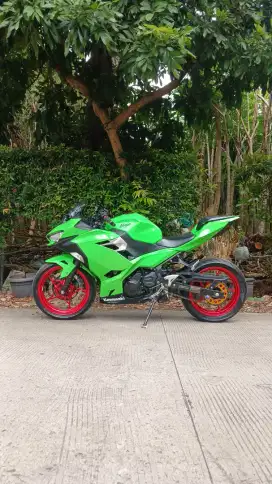 KM 19rb Kawasaki Ninja 250FI Tahun 2018 Dp 500rb
