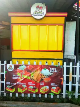 DIJUAL GEROBAK/BOOTH UNTUK JUALAN Risol, Ayam Crispy, dll