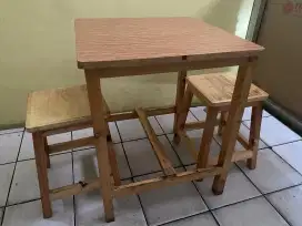 Meja Kursi Kayu