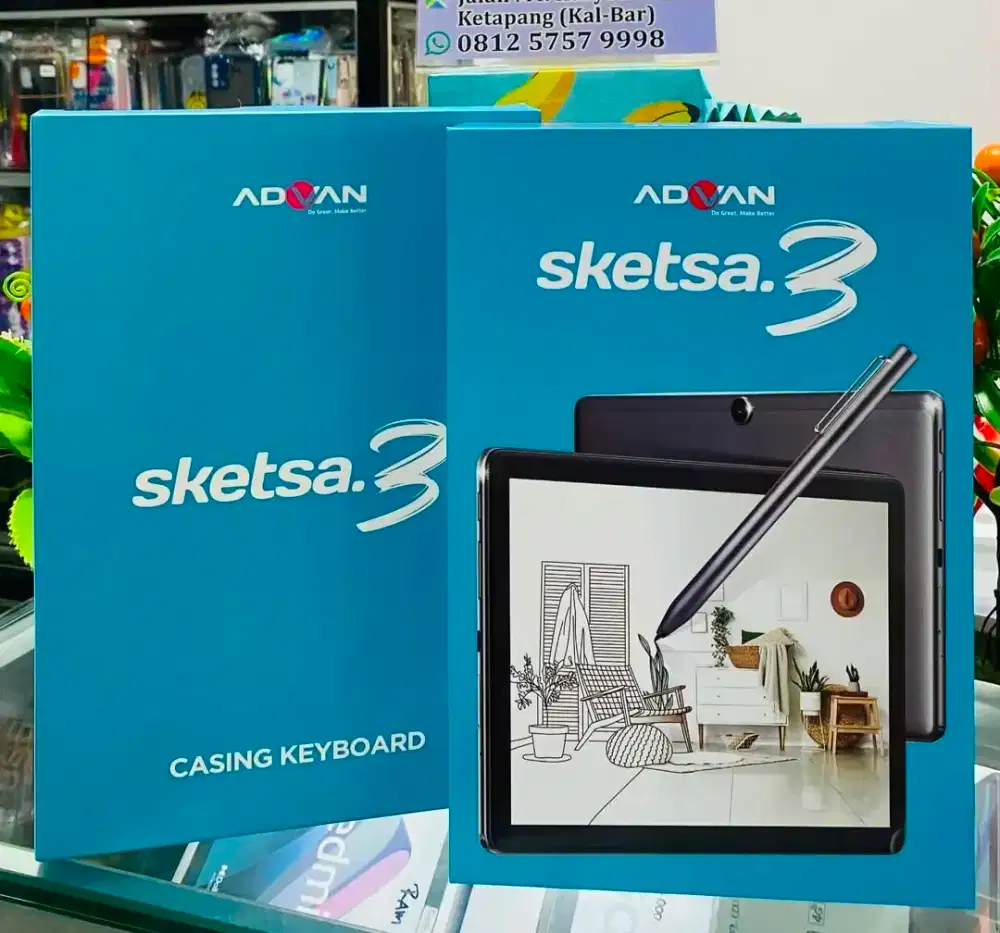 PROMO CASH & CREDIT TABLET ADVAN SKETSA 3 BISA TANPA DP