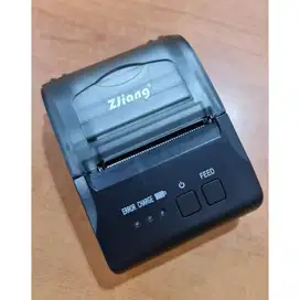 Printer bluetooth thermal 58mm Zjiang ZJ 5809 baterai besar 2000mah