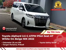 [ GARANSI 1TH ] Toyota Alphard 2.5 G ATPM TSS Pilot Seat AT 2022 2023
