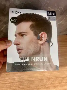 Shokz Openrun MINI Aftershokz Open Run Wireless Black Garansi 2 thn