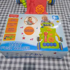 Mainan bantu berjalan, push walker.