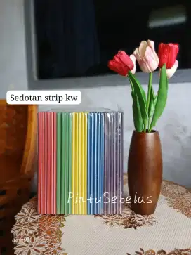 Sedotan polos, strip, pop
