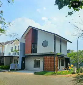 Rumah Hoek Tropical Design Pencahayaan Maksimal Vanya Park BSD
