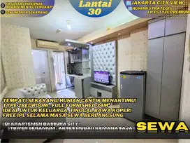 Sewa Sekarang Unit Termurah! 2BR Furnished View Tercantik Bassura City