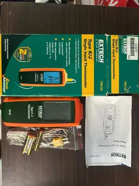 JUAL BARU EXTECH TM100 TYPE K/J SINGLE INPUT THERMOMETER