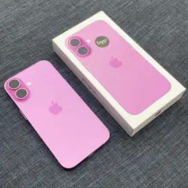 iPHONE 16 128 GB PINK EX IBOX |GARANSI ON MEI 2026