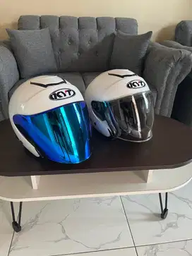 Dijual helm KYT KYOTO WARNA PUTIH