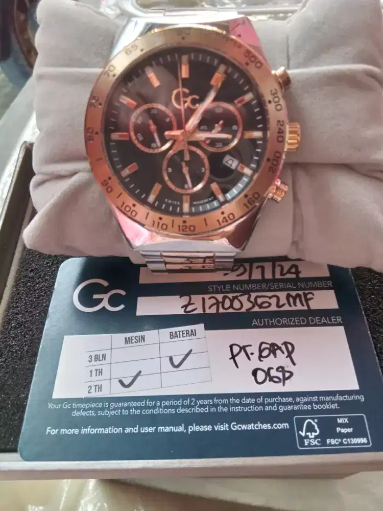 Jam tangan merk GC