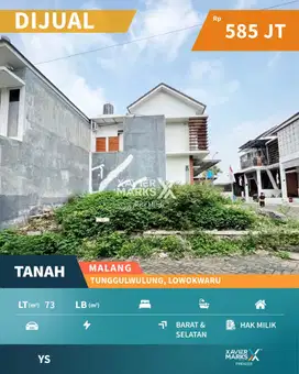 Tanah di Lowokwaru Malang Lokasi Nyaman Aman Siap Bangun