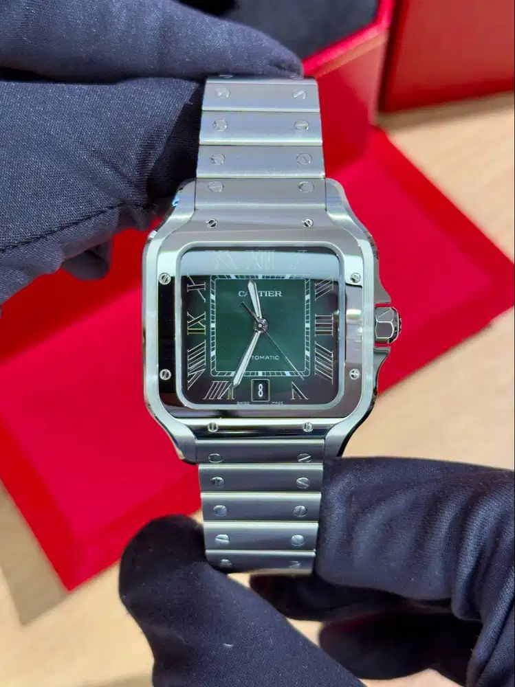 Cartier Santos de Cartier Large Green