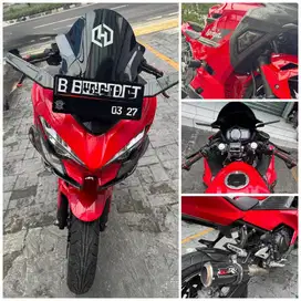 Kawasaki New Ninja 250 Fi Tahun 2022 Bonus Helm Full Face AGV K3-SV