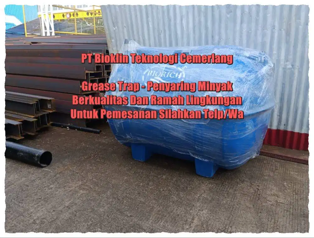 Grease Trap Filter Limbah Dapur & Bio Septictank Filter Limbah WC