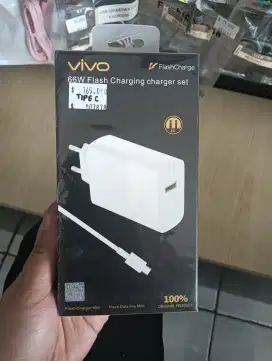 TRAVEL CHARGER VIVO TYPE-C 66W.BARU!!!SEGEL!!!