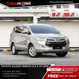 TOYOTA INNOVA V 2.0 BENSIN METIK TAHUN 2015/2016 low km pajak panjang