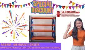 Rak gudang supermarket