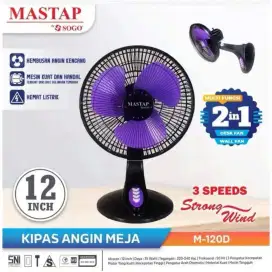 Kipas angin mastap 2in1 ukuran 12 inci