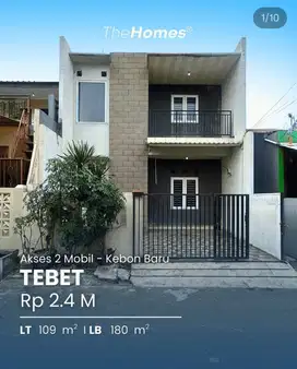 Rumah Siap Huni Akses Jalan 2 Mobil di Kebon Baru  Jak Sel