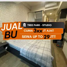 JUAL BU Apartment Tree Park Serpong BSD City Studio Tangerang