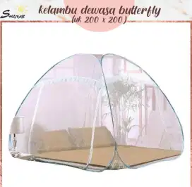 Kelambu lipat 7 kaki ukuran 200x200