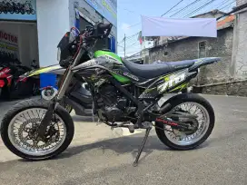 DIJUAL CASH KAWASAKI D-TRACKER 150 THN 2016 PAJAK OFF 1X SIAP PAKAI