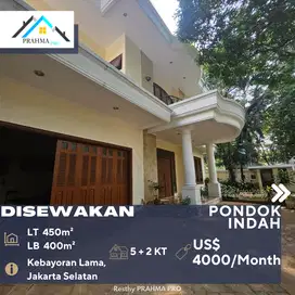 Disewa Rumah Mewah, Bagus, Bersih, Terawat, Dekat JIS di Pondok Indah