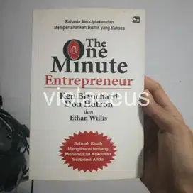 The One Minute Entrepreneur - Kenneth H. Blanchard Preloved Prelove Pr