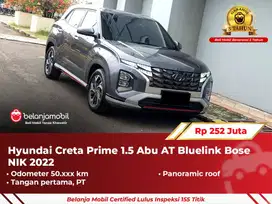[ GARANSI 5TH ] Hyundai Creta Prime 1.5 Abu AT Bluelink Bose 2022/2023