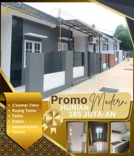 RUMAH MURAH 2 KAMAR AKSES STRATEGIS DEKAT JALAN UTAMA HANYA 185 JUTA
