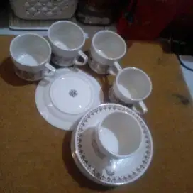 Tea cofee cup set 5 pcs