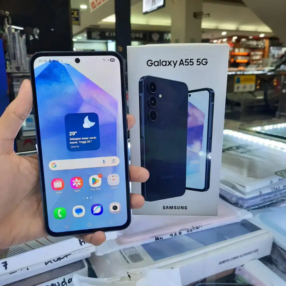 Samsung A55 8/256 grs resmi sampai april 2026