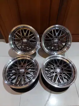 Velg BBS LM Hyperblack R18 Ring 18 PCD 5x114 by JFluxury