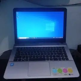 Laptop Kantor Asus X441SA Mulus Bonus Mouse Gaming