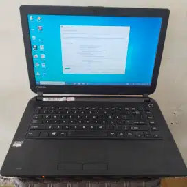 JUAL LAPTOP TOSHIBA C400-B AMD E1-6010 RAM4GB SSD128GB WIN10PRO