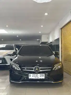 Mercedes C250 AMG Panoramic 2016 July Automatic Hitam Metalik Vieta Mo