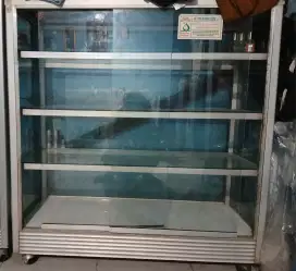 Etalase kaca ukuran 1x1m