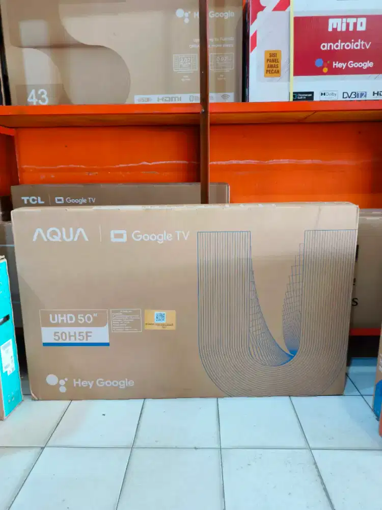 Aqua Google TV 50 inch promo terbatas bisa kredit