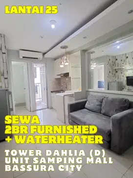 SEWA 2BR FURNISHED+WATERHEATER TOWER DAHLIA SAMPING MALL BASSURA CITY