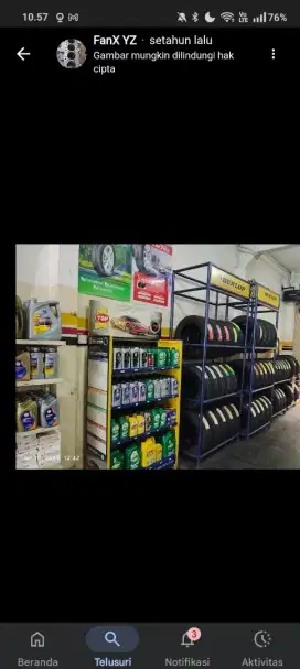 Sinar Karawang Motor, Jual Ban dan Velg Mobil