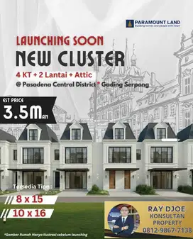 Rumah mewah murah 3 lantai tangerang