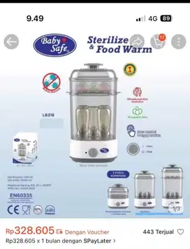 Streril botol pemanas MPASI