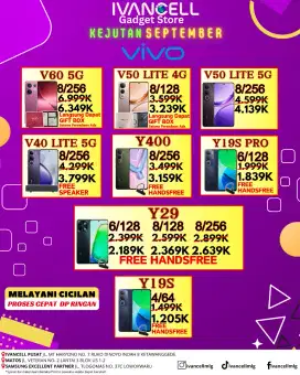 PROMO VIVO SERIES POTONGAN HINGGA RATUSAN RIBU