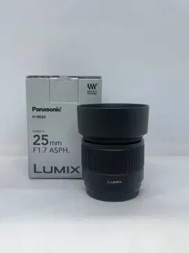 Lensa lumix 25mm f1.7